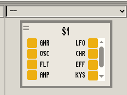 We have now all the sections and parameters for the S-1